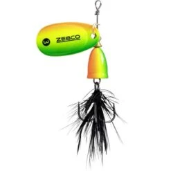 CUILLER TOURNANTE ZEBCO TROPHY Z-VIBE & FLY FIRETIGER