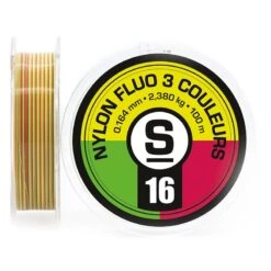 NYLON SEMPE FLUO 3 COULEURS JAUNE ROUGE VERT