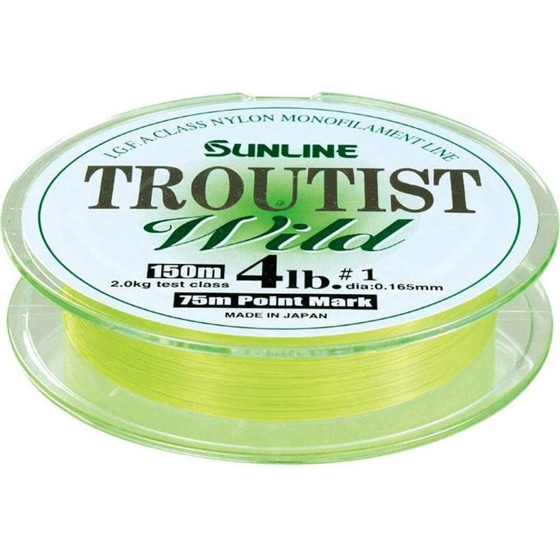 NYLON SUNLINE TROUTIST WILD - 150M 3 NYLON SUNLINE TROUTIST WILD - 150M