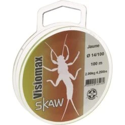NYLON TRUITE SKAW VISIOMAX - JAUNE FLUO